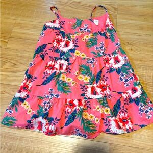 Gap Girls XS 4/5 100% cotton floral tropic dress